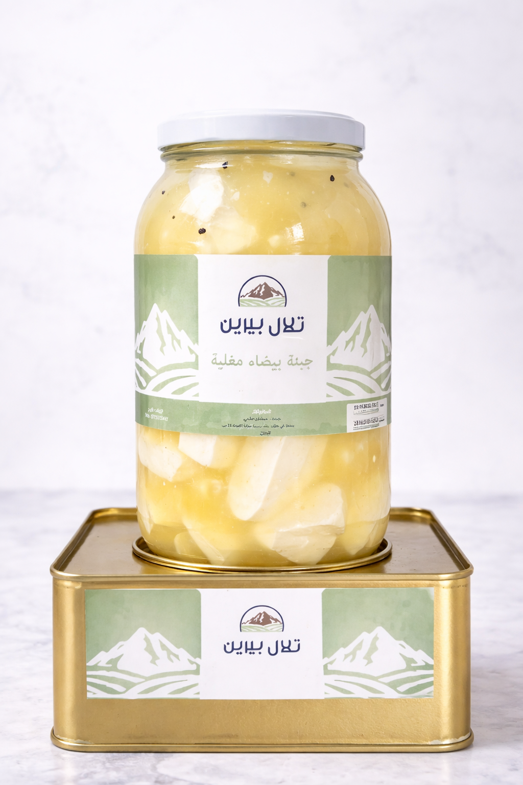 جبنة بيضاء مغلية بلدية